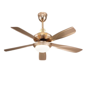Quạt trần đèn 5 cánh DCT Fan 811 kim loại vàng
