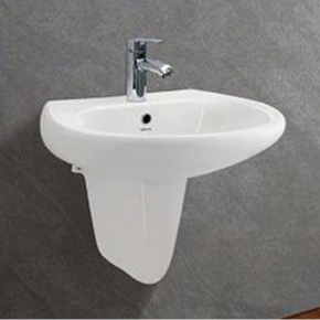 Chậu treo tường Viglacera chân lửng VI5 + chân VI5