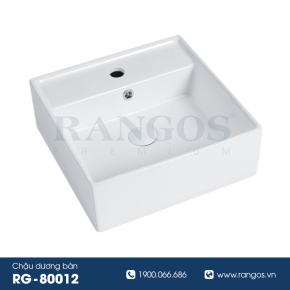 Chậu rửa lavabo đặt bàn Rangos RG-80012
